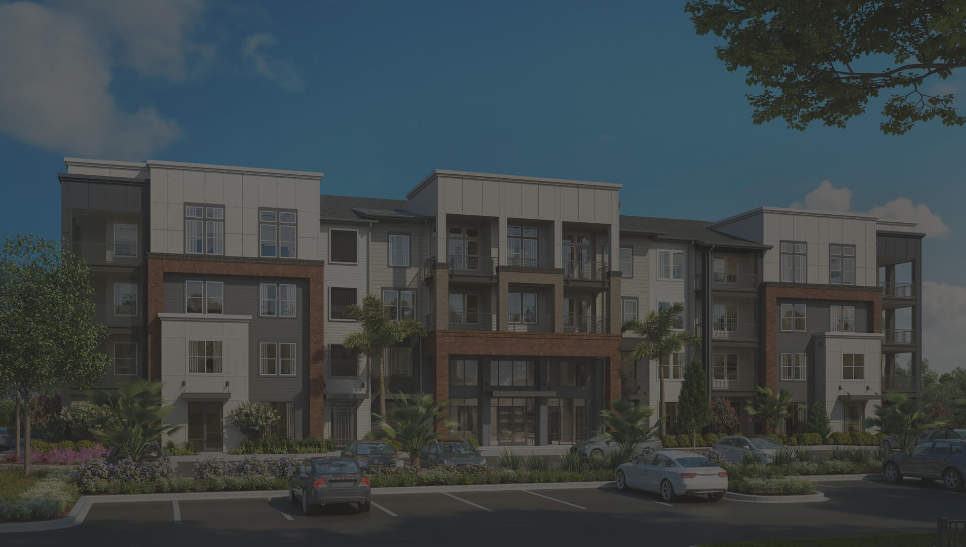 Upshore Palm Harbor Apartments Exterior Rendering